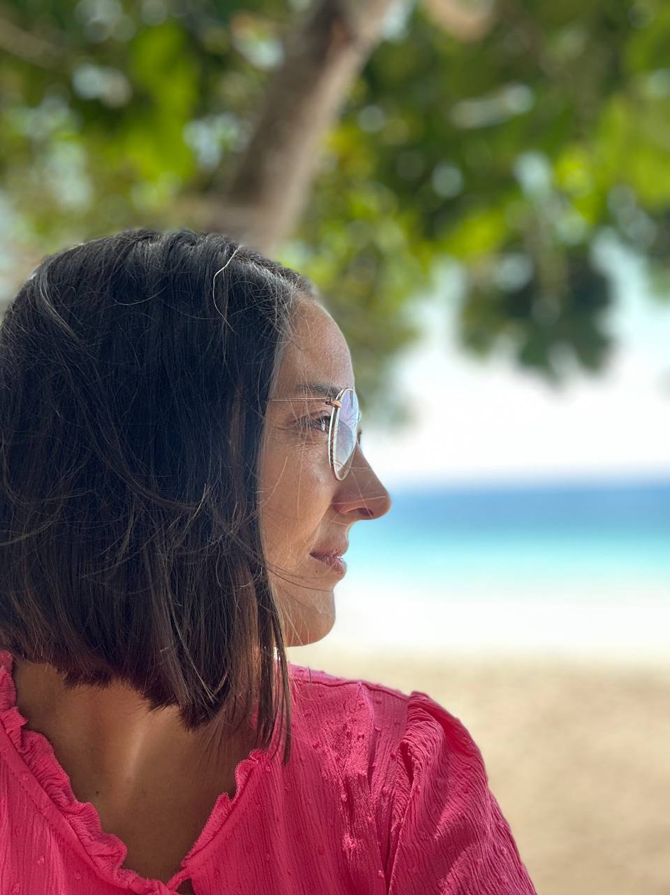 Kerstin am Strand